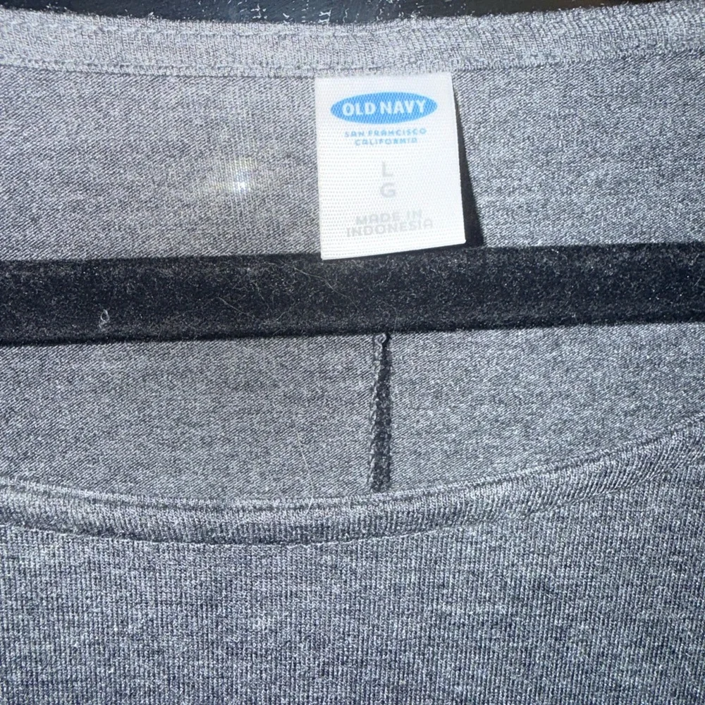 Old Navy Charcoal Gray Long-Sleeve Swing Dress - Picture 3 of 4